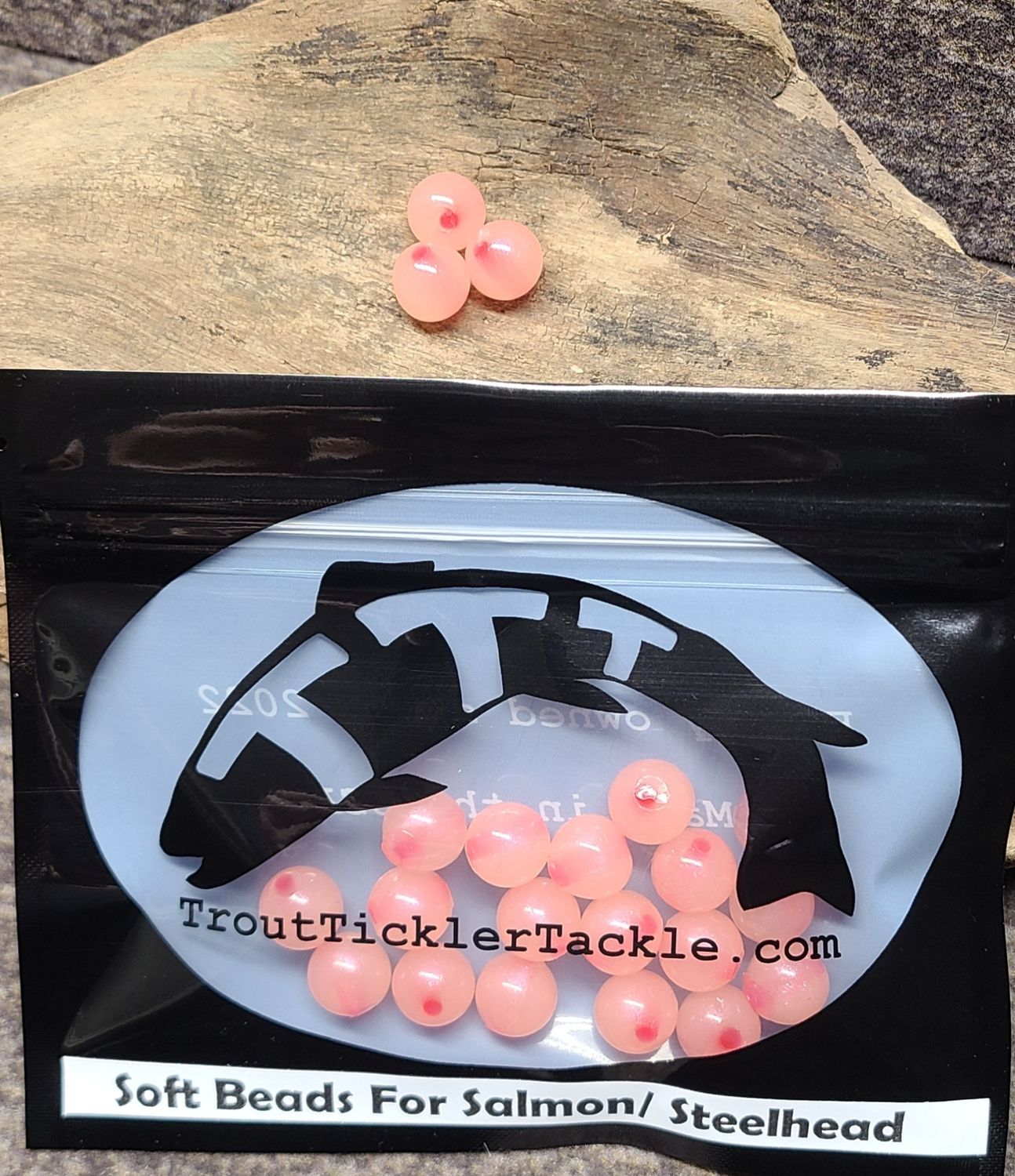 Soft Beads 12mm- Bloody Peach (Core Shot)