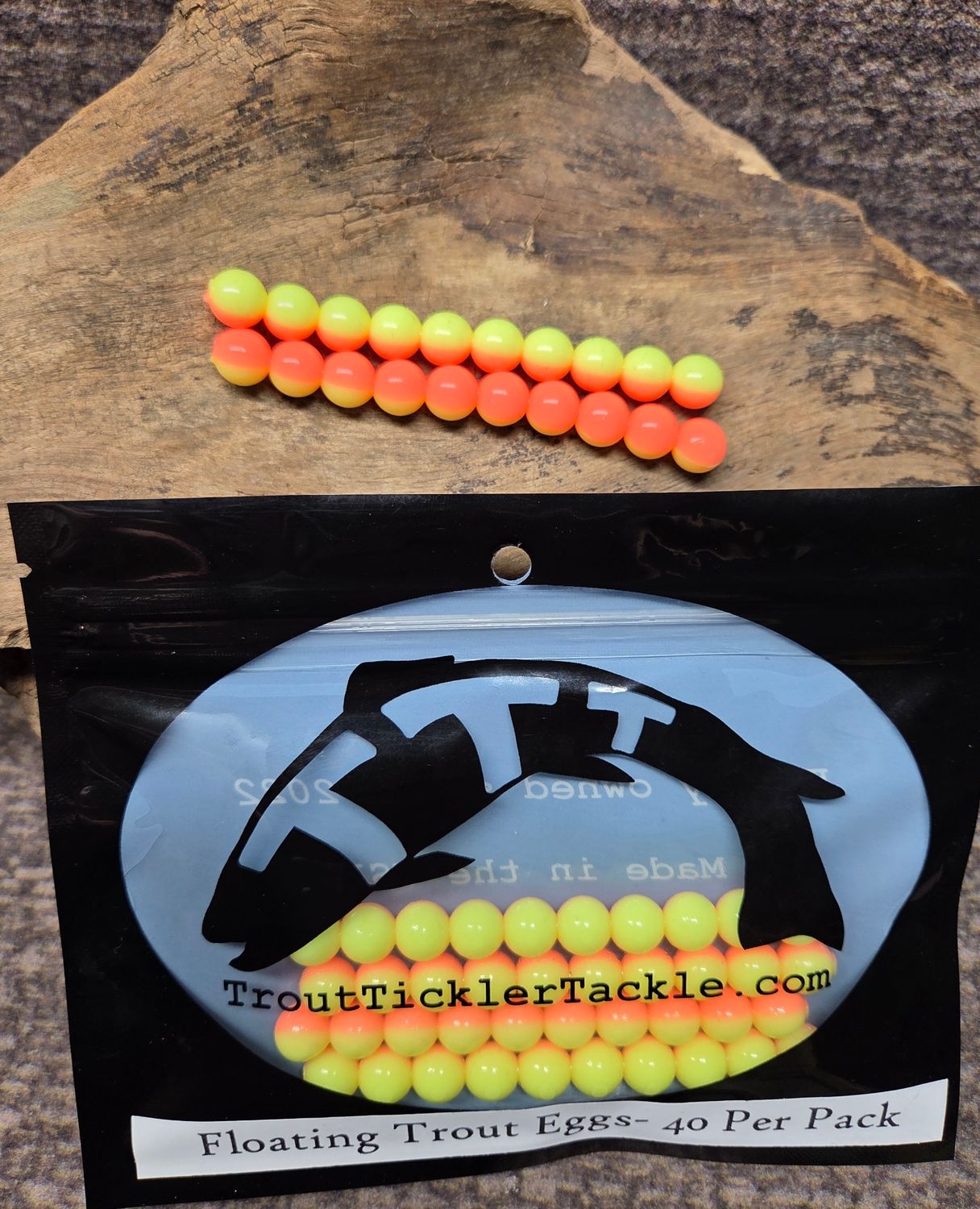 Floating Trout Eggs- Candy Corn