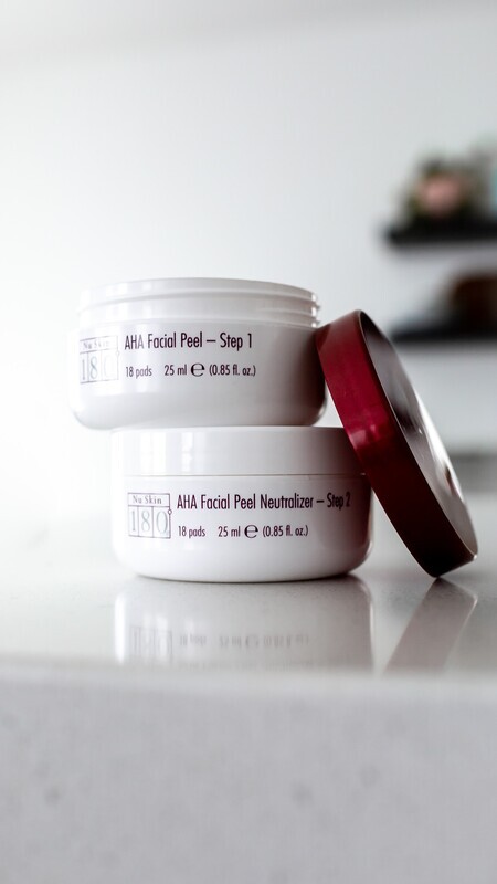 AHA Facial Peel &amp; Neutralizer (18 individual uses)