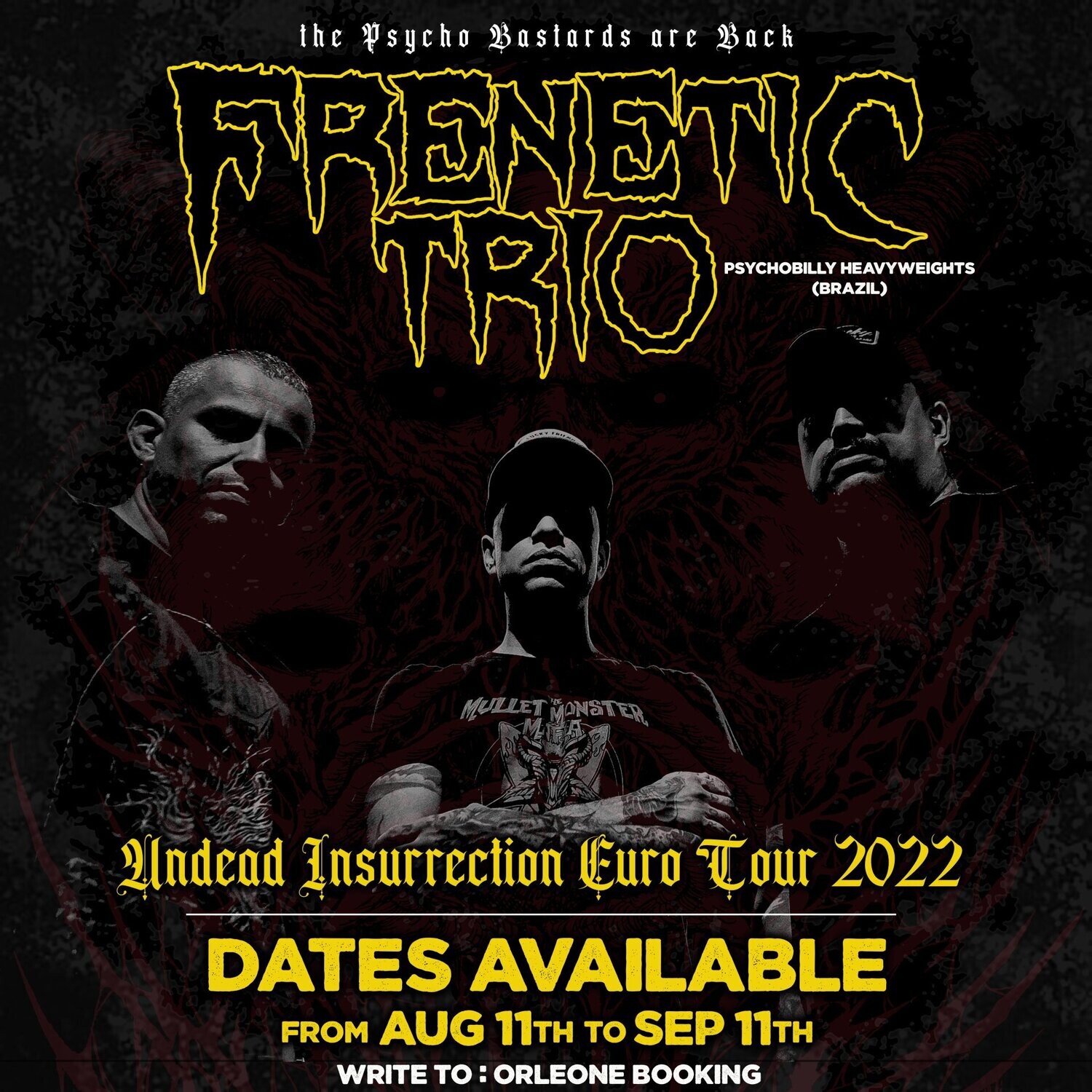 PRE-Sale : 19.08.2022 - Frenetic Trio + Support