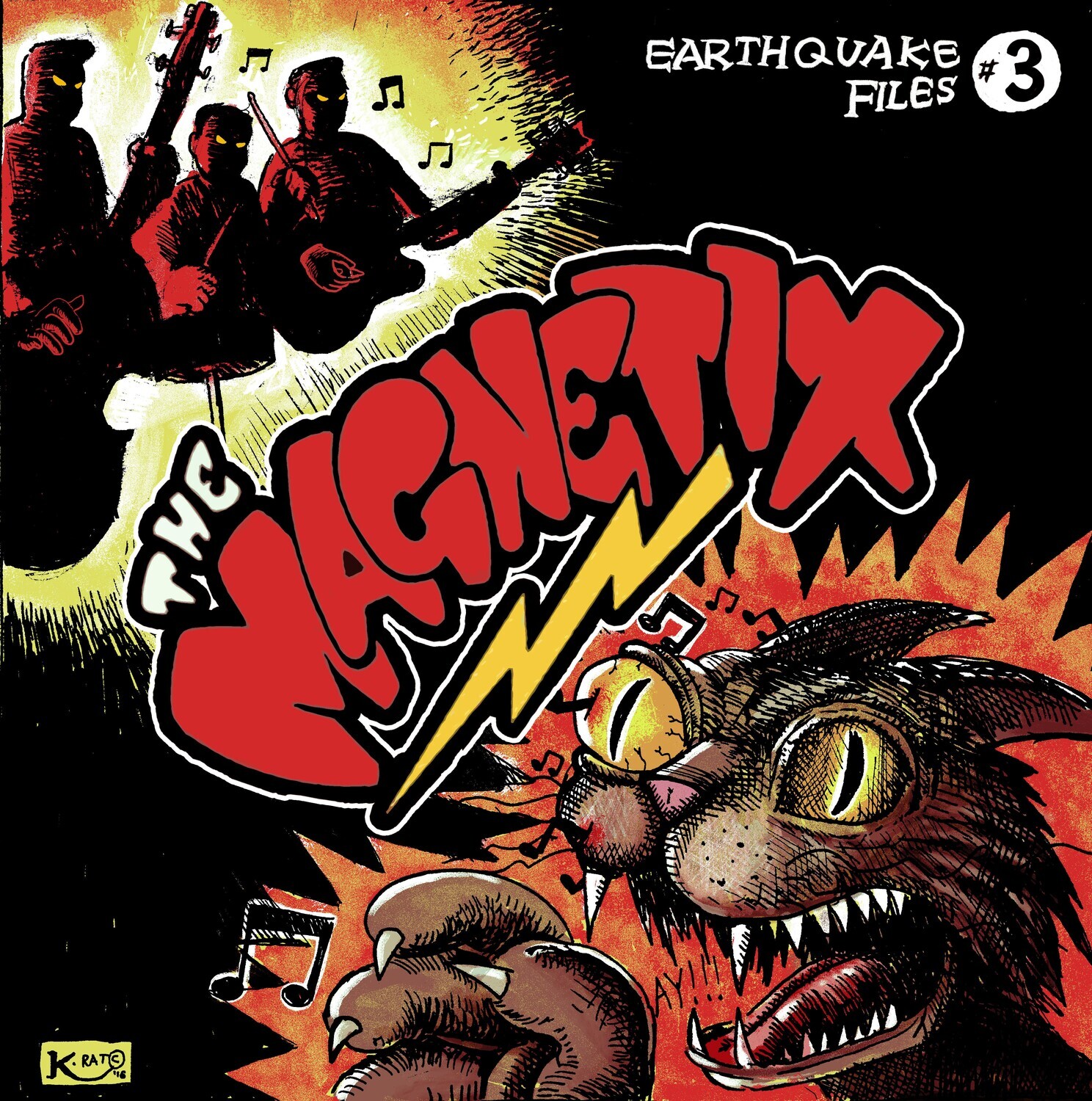 SINGLE - Magnetix - Earthquake Support (7" Single) - Limited CLEAR