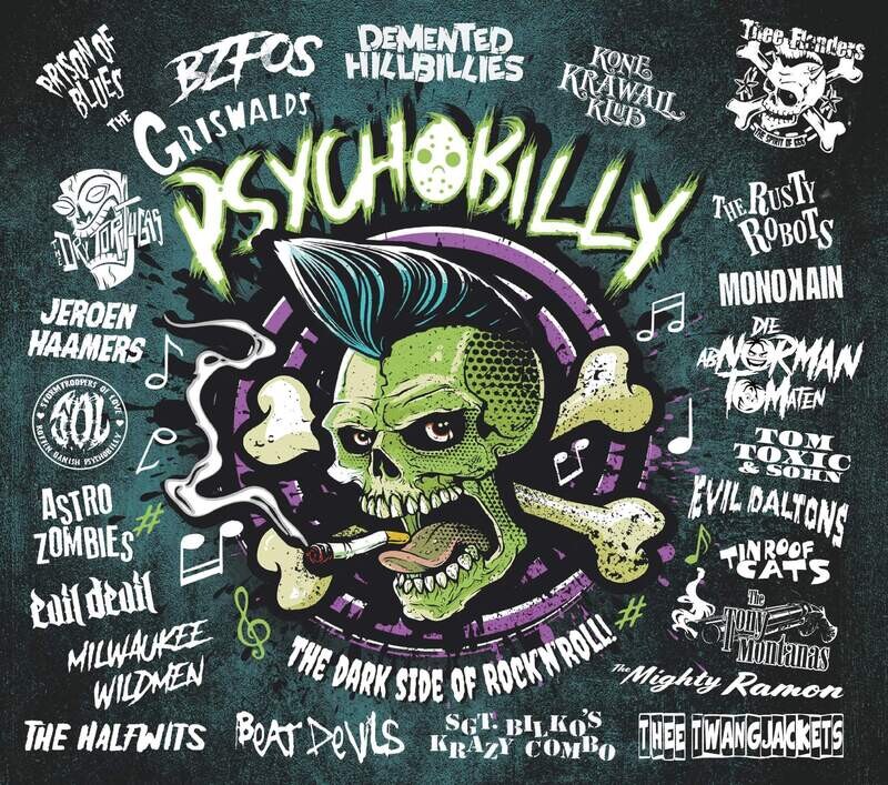 CD - Psychobilly The Dark Side Of Rock&#39;n&#39;Roll - Various Artists