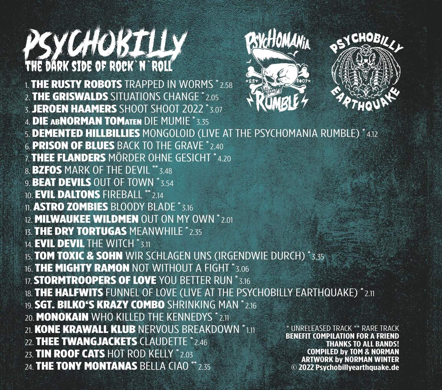 CD - Psychobilly The Dark Side Of Rock