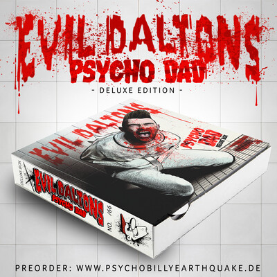 LP - Evil Daltons - Psycho Dad / 12" Vinyl ALL COLORS + T-Shirt Size S / Limited Collectors Fan Edition Box / Release Date 30.06.2023