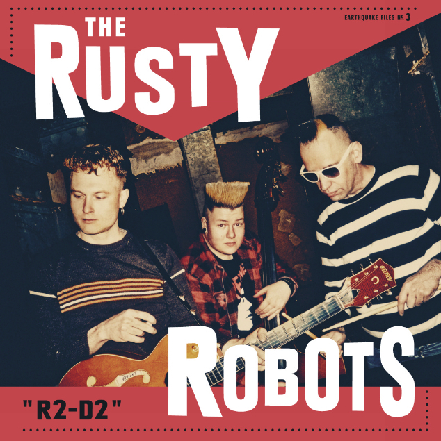 SINGLE - Rusty Robots - Earthquake Support (7" Single) - Limited MAGENTA DARK