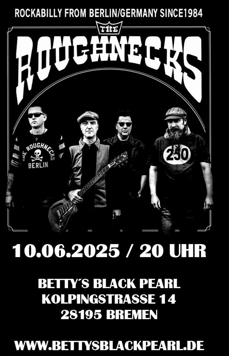 Ticket - Roughnecks - Bremen 10.06.25 - Bettys Black Pearl