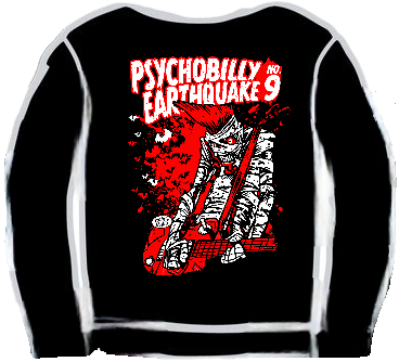 PRE-ORDER : SWEATSHIRT - Psychobilly Earthquake Festival Edition - RED PRINT - delivery from 31.10.25 PRE-ORDER : SWEATSHIRT - Psychobilly Earthquake Festival Edition - RED PRINT - delivery from 31.10.25