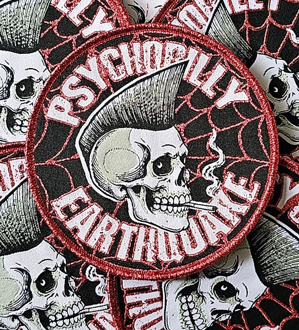PATCH - Psychobilly Earthquake - Limited Edition PATCH - Psychobilly Earthquake - Limited Edition