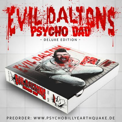 BOX - EVIL DALTONS - PSYCHO DAD / 12" Vinyl ALL COLORS / Limited Collectors Fan Edition Box - T-SHIRT MEN SIZE "L" - NO. 66 BOX - EVIL DALTONS - PSYCHO DAD / 12" Vinyl ALL COLORS / Limited Collectors Fan Edition Box - T-SHIRT MEN SIZE "L" - NO. 66