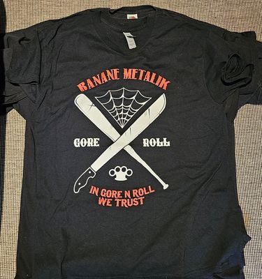 T-SHIRT - USED - BANANE METALIK - MEN SIZE &quot;L&quot;