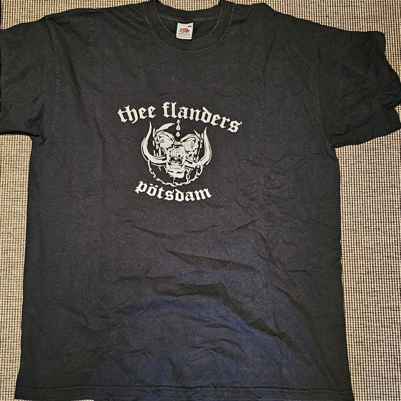 T-SHIRT - USED - Thee FLANDERS - MEN SIZE &quot;XL&quot;