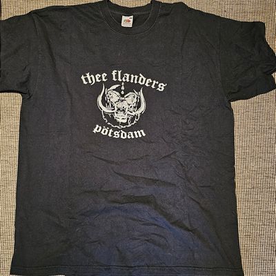 T-SHIRT - USED - Thee FLANDERS - MEN SIZE &quot;XL&quot;