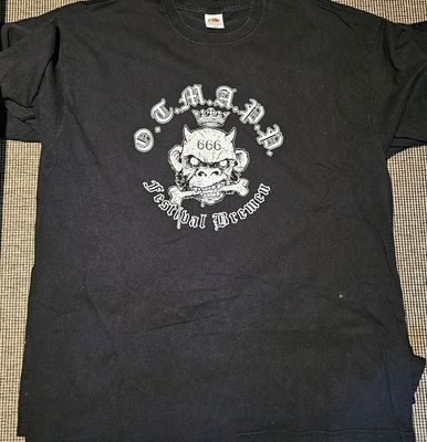 T-SHIRT - USED - OTMAPP FESTIVAL BREMEN - MEN SIZE T-SHIRT - USED - OTMAPP FESTIVAL BREMEN - MEN SIZE "XL"