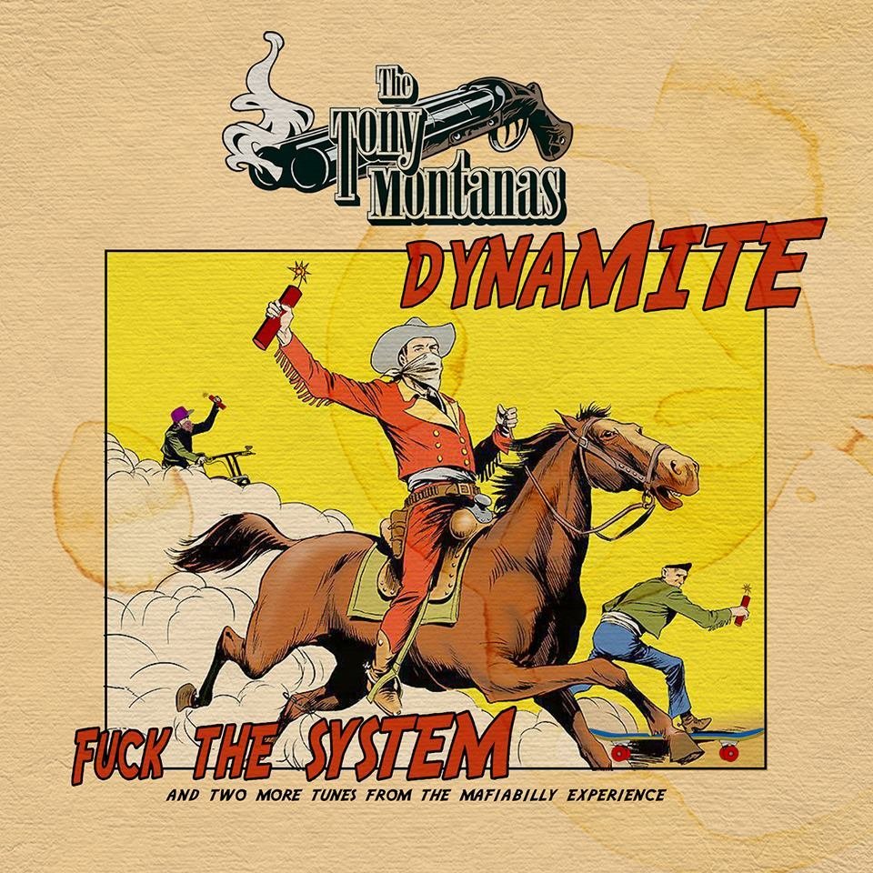 LP - The Tony Montanas - Dynamite - 12" Vinyl ORANGE