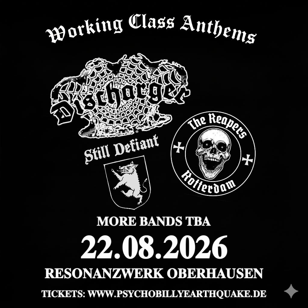 TICKET - ​Working Class Anthems No.1 - 22.08.26 @ResonanzWerk Oberhausen