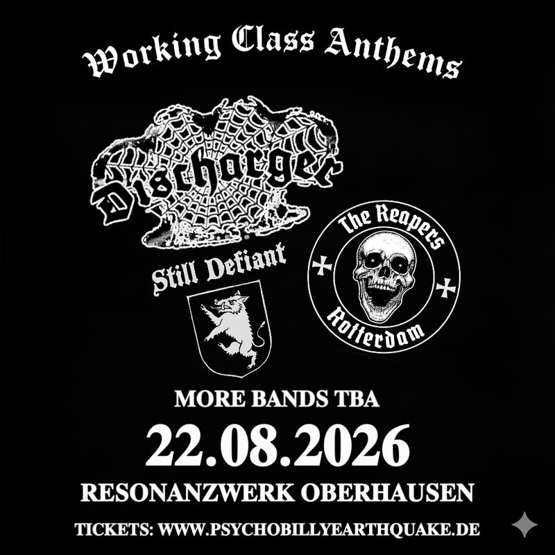 TICKET - ​Working Class Anthems No.1 - 22.08.26 @ResonanzWerk Oberhausen