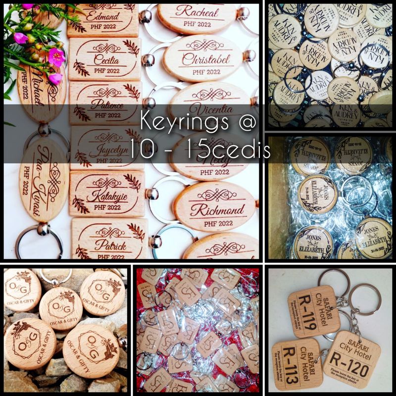 Wooden Keychain with Branding