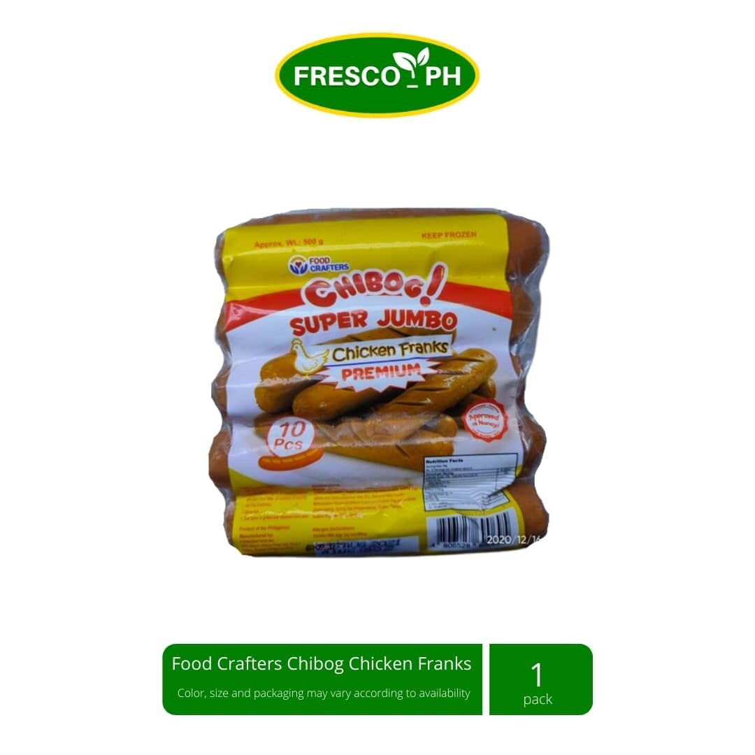 Food Crafters Chibog Chicken Franks 10pcs- 1pack