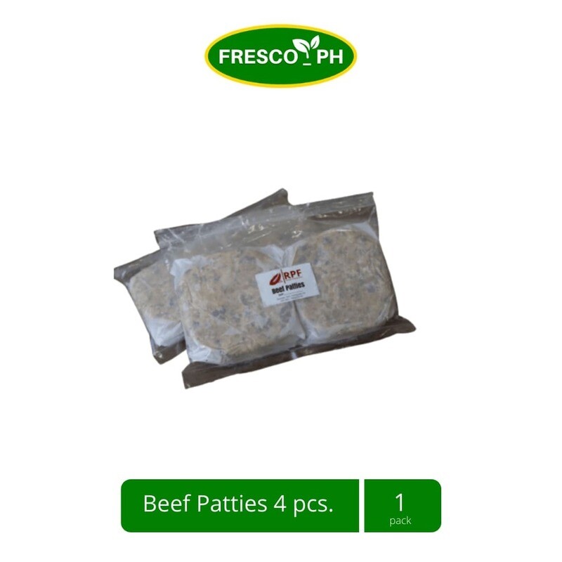 Beef Patties 4 pcs. 1 pack