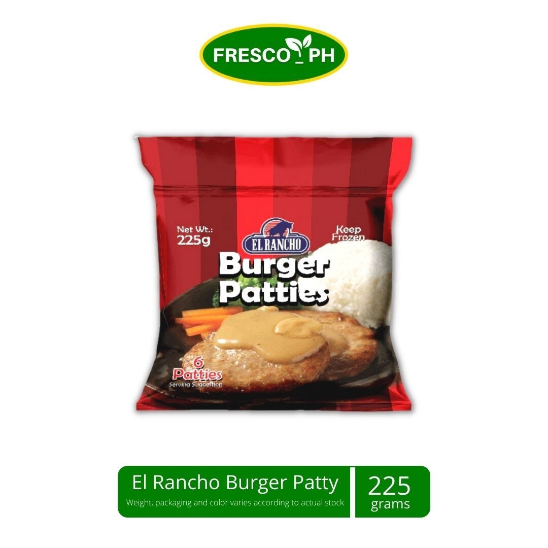 El Rancho Burger Patties 225g