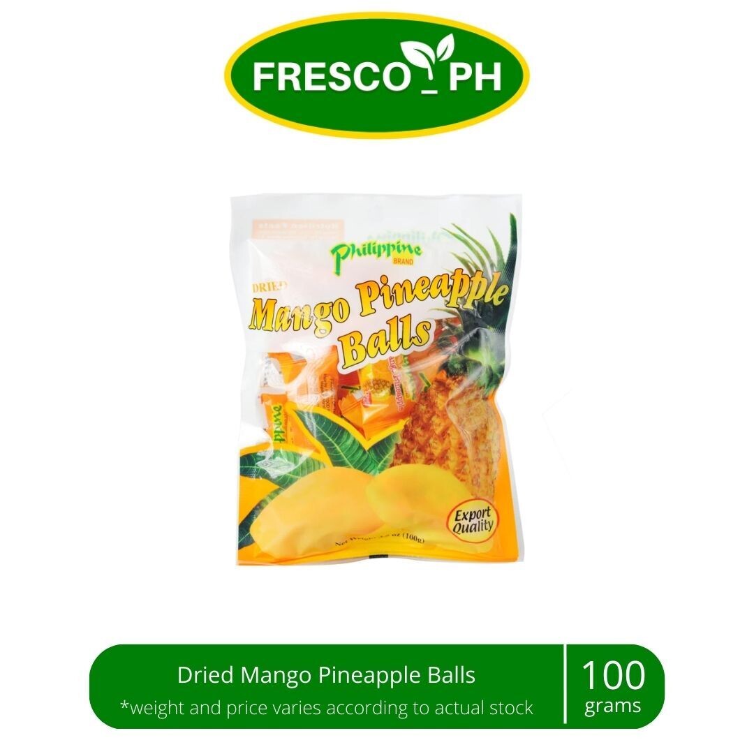 Dried Mango Pineapple Balls 100g