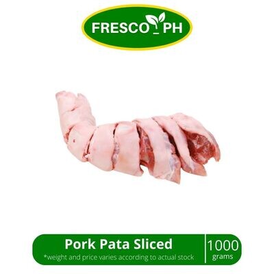 Pork Pata/ Feet Sliced 1kg (approx 1.2kg)