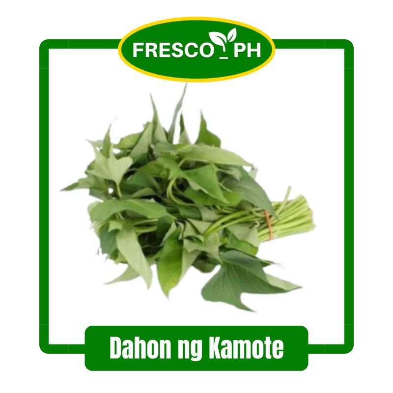 Dahon Kamote/Sweet Potato Leaves (per tie)