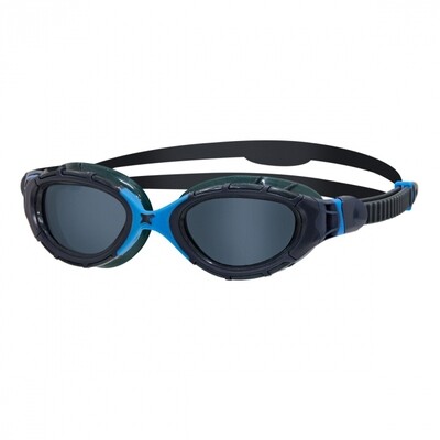 Zoggs Predator Flex, rauch getönte Gläser, grau/blau