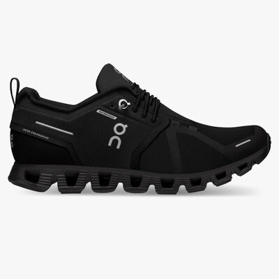 On Cloud 5 Waterproof, Damen, All Black On Cloud 5 Waterproof, Damen, All Black