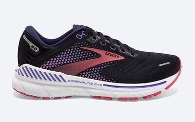 Brooks Adrenaline GTS 22, Damen, schwarz/rose Brooks Adrenaline GTS 22, Damen, schwarz/rose