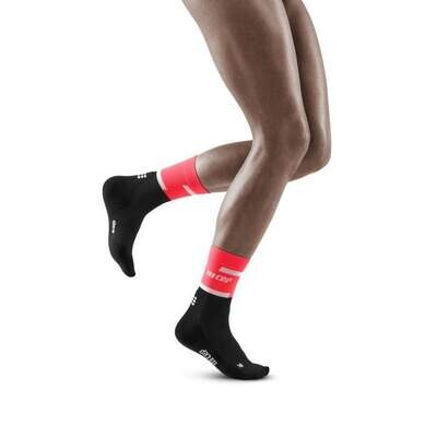 CEP the run socks, Damen, mid cut, pink/black