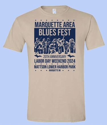 Marquette Area Blues Fest 2024 Festival Shirt