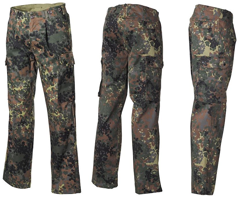 Pantaloni colorazione mimetica Flek