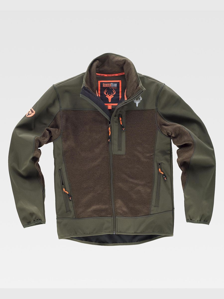 SOFTSHELL CON INSERTI TESSUTO CANETE