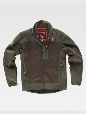 SOFTSHELL CON INSERTI TESSUTO CANETE