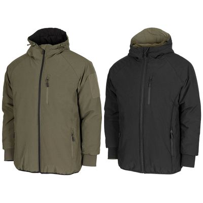 GIACCA TERMICA REVERSIBILE VERDE/NERO