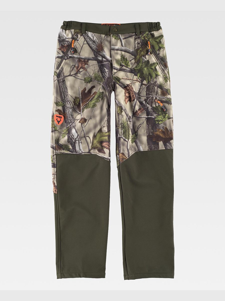 PANTALONE SOFTSHELL CAMOUFLAGE