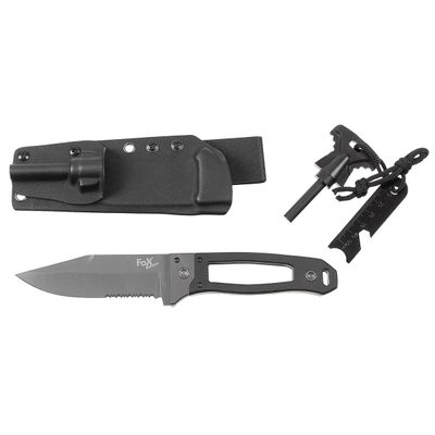 Coltello, &quot;Scorpion&quot;, nero, fodero in Kydex