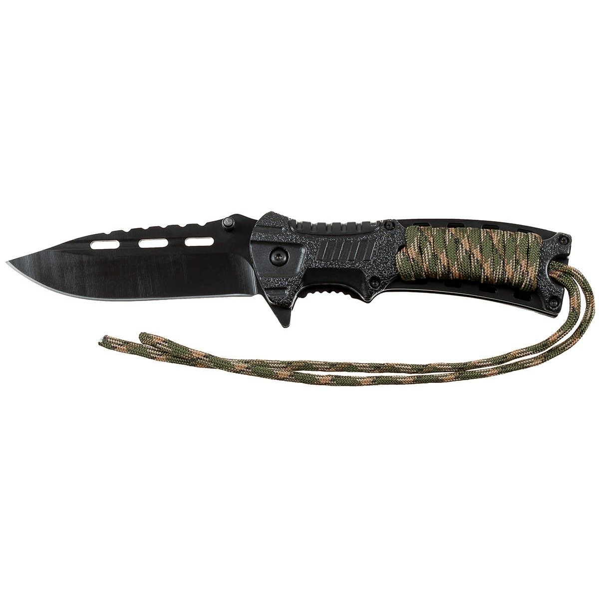 Coltello pieghevole, &quot;camorope&quot;, con accendifuoco