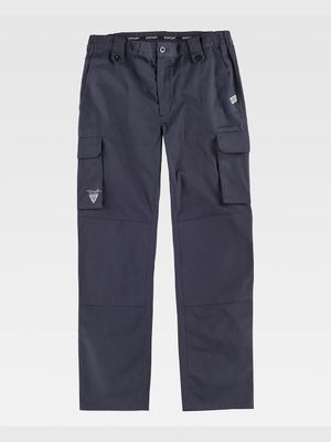 PANTALONE MULTITASCHE ELASTICIZZATO CON RINFORZI