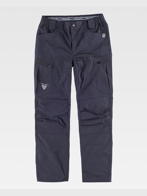 PANTALONE MULTITASCHE ELASTICIZZATO CON RINFORZI