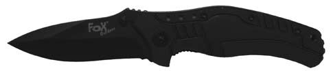 Coltello pieghevole, manico in metallo