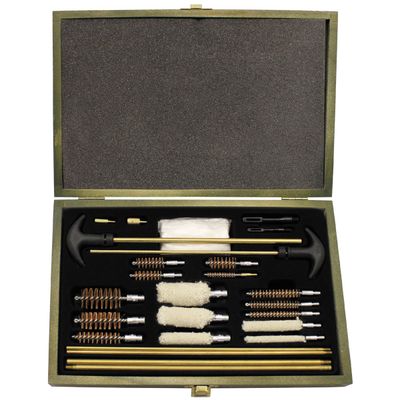Kit di pulizia, per fucile, multicalibro, custodia