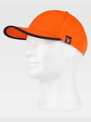 CAPPELLO VISIERA CURVA 6 PANNELLI CON BORDO VISIERA A CONTRASTO