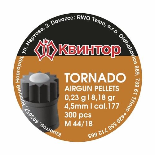 Diabolo Kvintor Tornado B cal.4,5mm 300pz