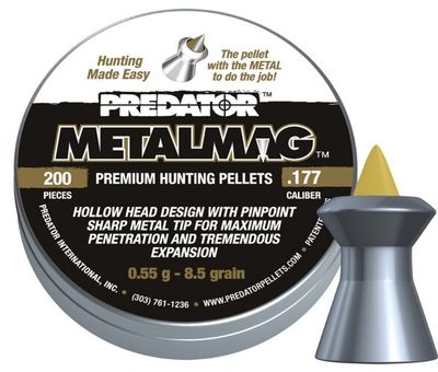 Diabolo JSB Predator MetalMag 200pz cal.4,5mm