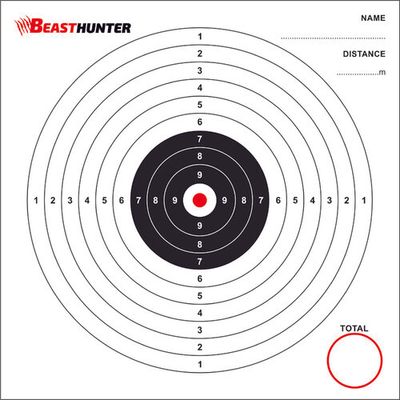 Bersagli Beast Hunter 14x14cm conf.100pz