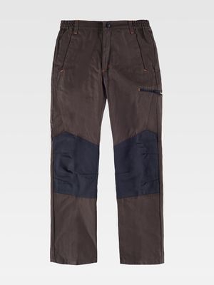 PANTALONE MULTITASCHE CON RINFORZI ALLE GINOCCHIA