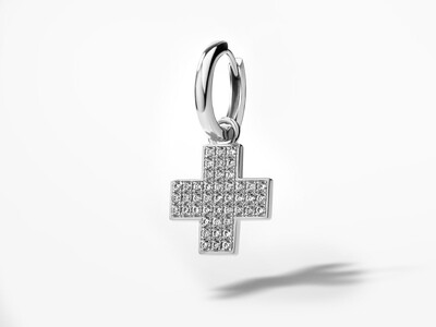 Earring CRYSTAL CROSS