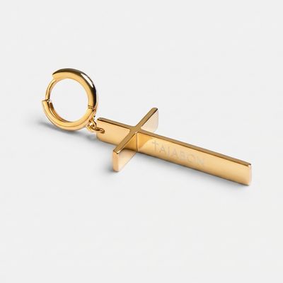 Earring CROSS GOLD